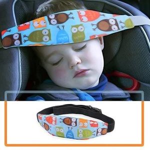 Luckyiren head rest. Baby Head Support for Car Seat. Blue Owl